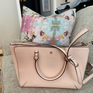 Tory Burch Pale Pink Tote/Satchel Bag